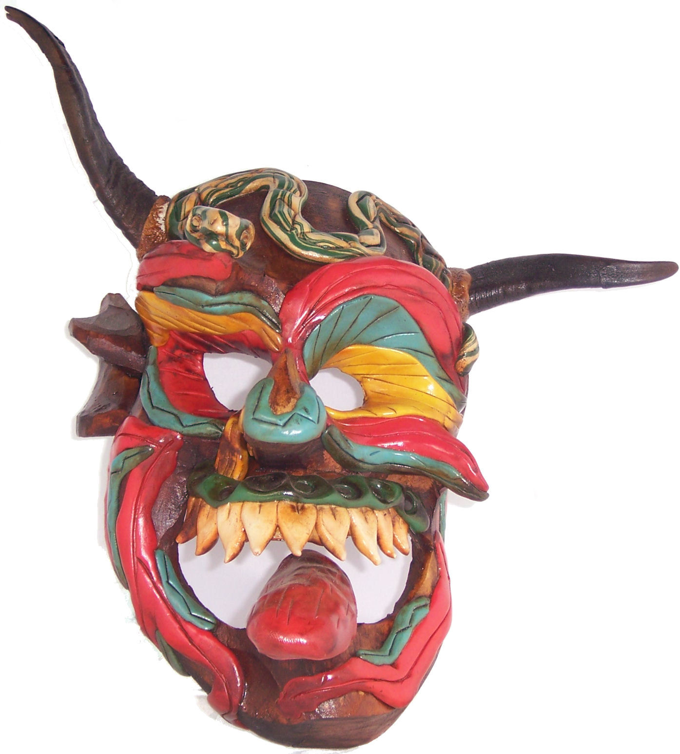 The Demon, Carved Wood Mask