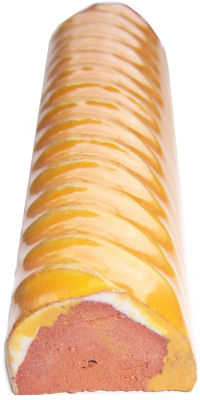 TalaMex Yellow Talavera Clay Rope Close-Up