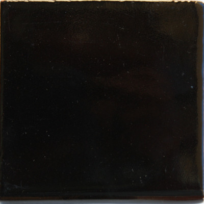 TalaMex Black Talavera Double Bullnose