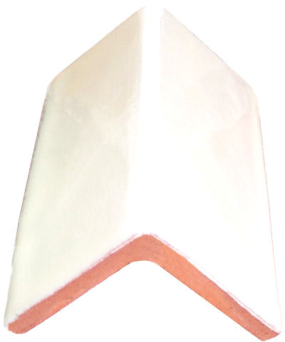 TalaMex Pure White Talavera Clay V-Cap Close-Up