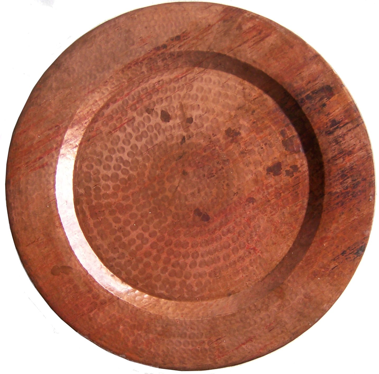 Hand Hammered Natural Copper Plate