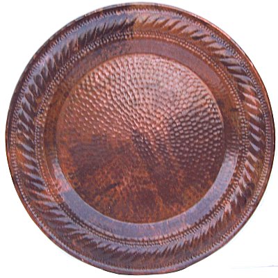 Tonala Hammered Copper Plate