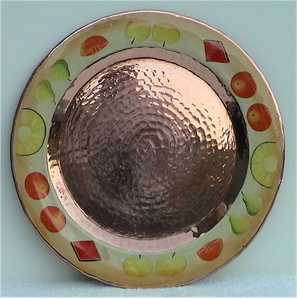 Decorated Bodegon Copper Plate