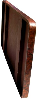 Rectangular Hammered Copper Table Top Details