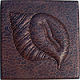 Concha Shell Hammered Copper Tile