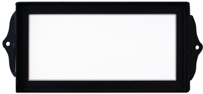 Wrought Iron House Number Frame Bouquet-Blue 2-Tiles