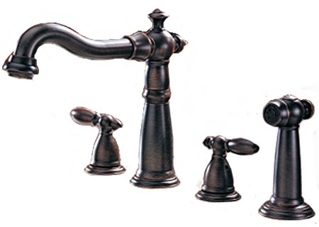 Widespread Venetian Bronze Two-Handle Kitchen