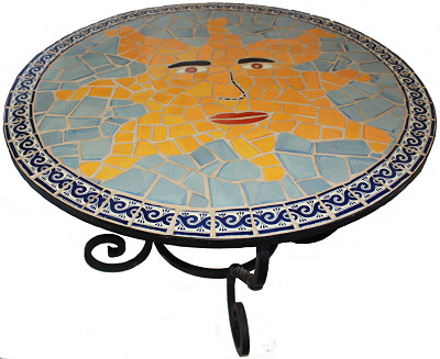 tiled table