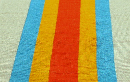 Multicolored Mexican Table Runner Close-Up