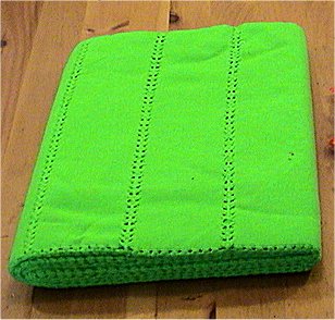 Green Acrylic Fiber Tablecloth