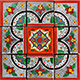 TalaMex Sopeira Mexican Tile Set Backsplash Mural