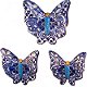 TalaMex Traditional Talavera Ceramic Butterfly Set (3)