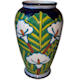 TalaMex Lily Mermaid Talavera Flower Vase