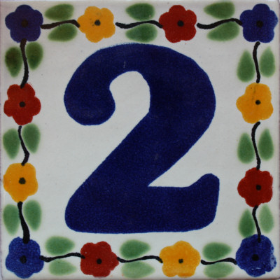 Bouquet Talavera Tile Number Two