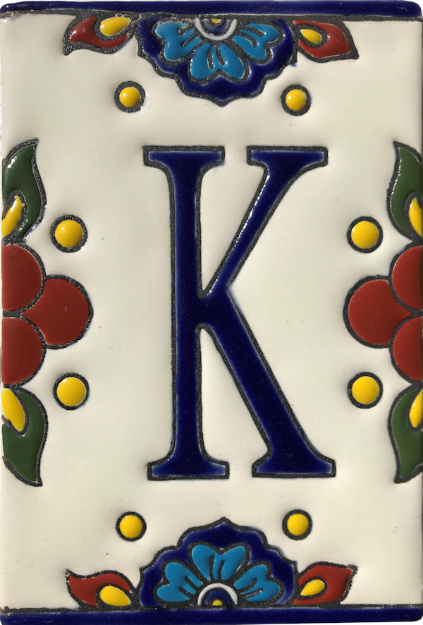 Mission Tile Letter K