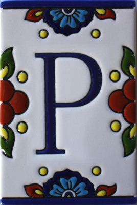 Mission Tile Letter P