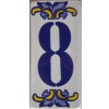 TalaMex Villa Mexican Tile House Number Eight