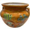 TalaMex Large-Sized Desert Mexican Colors Talavera Ceramic Garden Pot