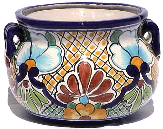 Multicolor Talavera Ceramic Pot