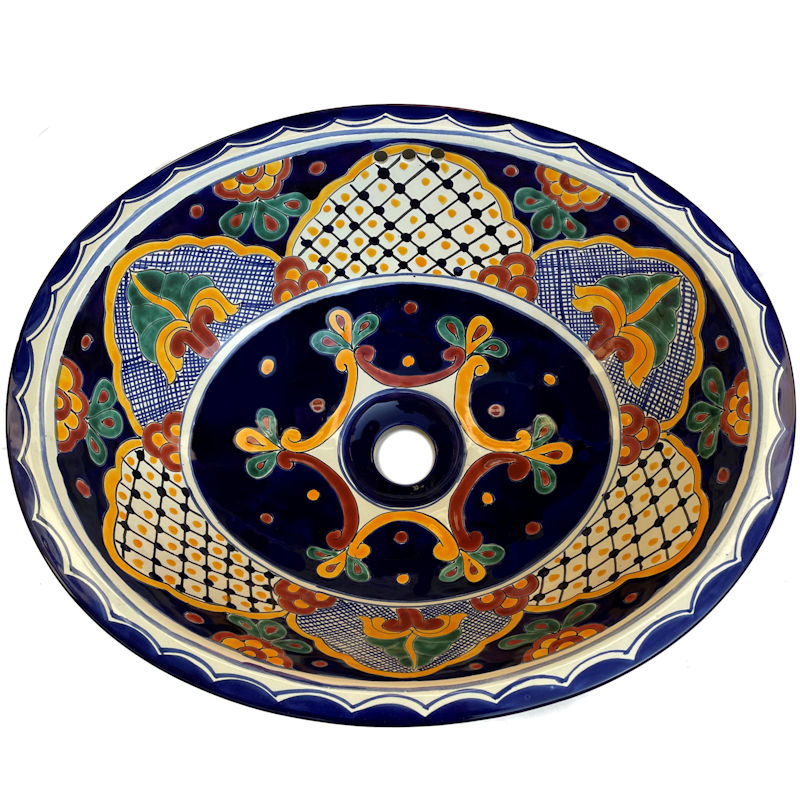 Mantel Ceramic Talavera Sink