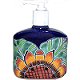 Sunflower Talavera Soap Container