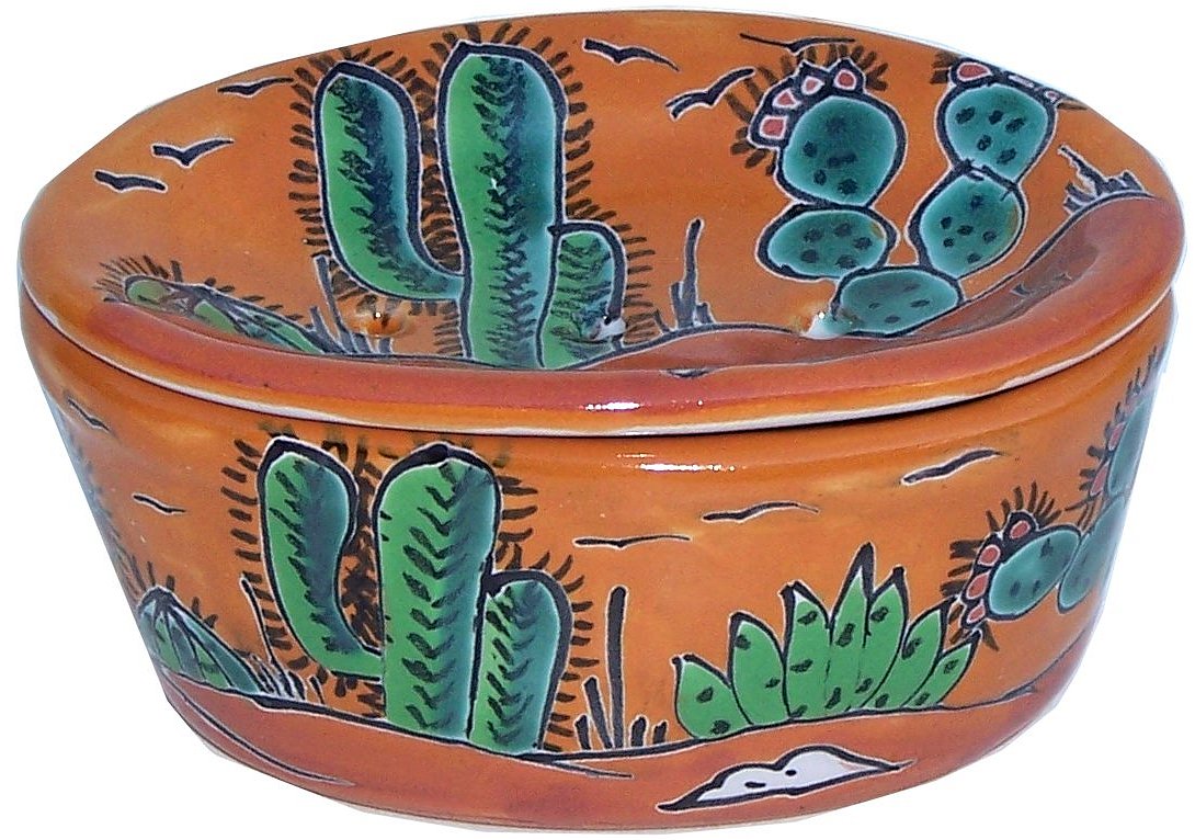 Desert Talavera Ceramic Soap Dish