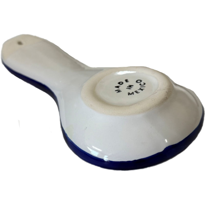 TalaMex Chiles Talavera Ceramic Spoon Rest Details