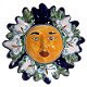 Small-Sized Lily Talavera Ceramic Sun Face