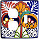 TalaMex Mantel Toggle-Outlet Mexican Talavera Ceramic Switch Plate