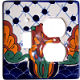 Turtle Talavera Toggle-Outlet Switch Plate