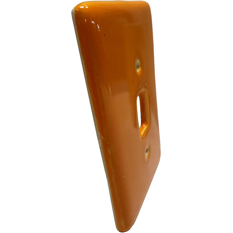 TalaMex Yellow Single Toggle Mexican Talavera Ceramic Switch Plate Close-Up
