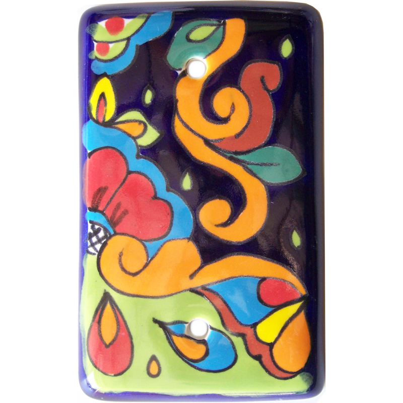 Rainbow Talavera Cover Plate