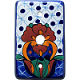TalaMex Turtle TV Cable Cable Mexican Talavera Ceramic Switch Plate