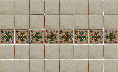 Alhambra Sevilla 1 Talavera Mexican Tile Details