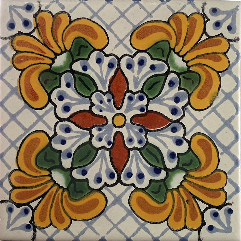 Blossom Talavera Mexican Tile