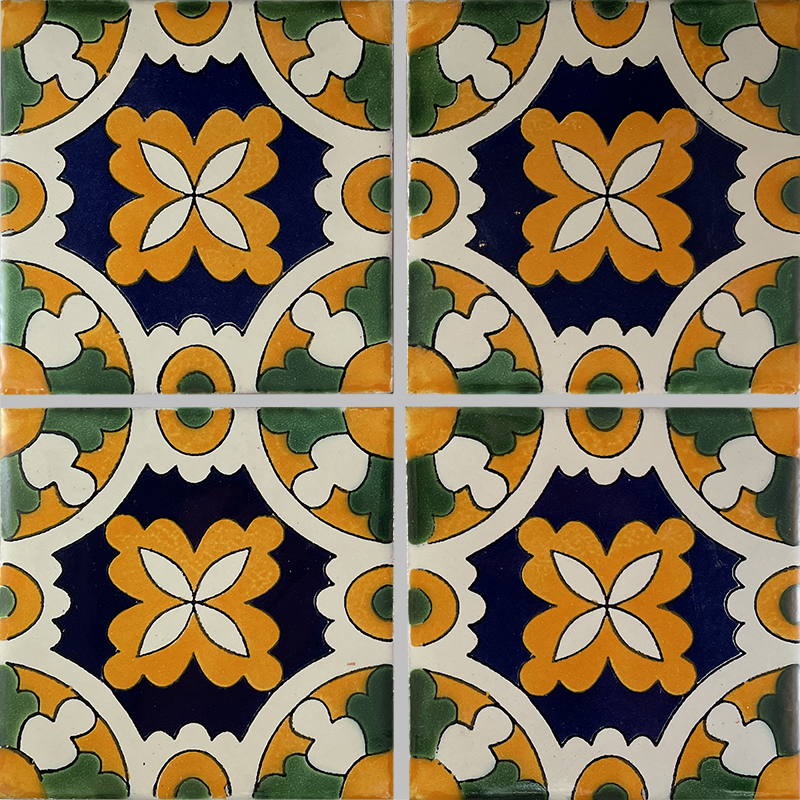 TalaMex Serra Santa Barbara Mexican Tile  Details