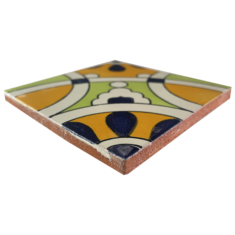 TalaMex Nube Santa Barbara Mexican Tile  Close-Up