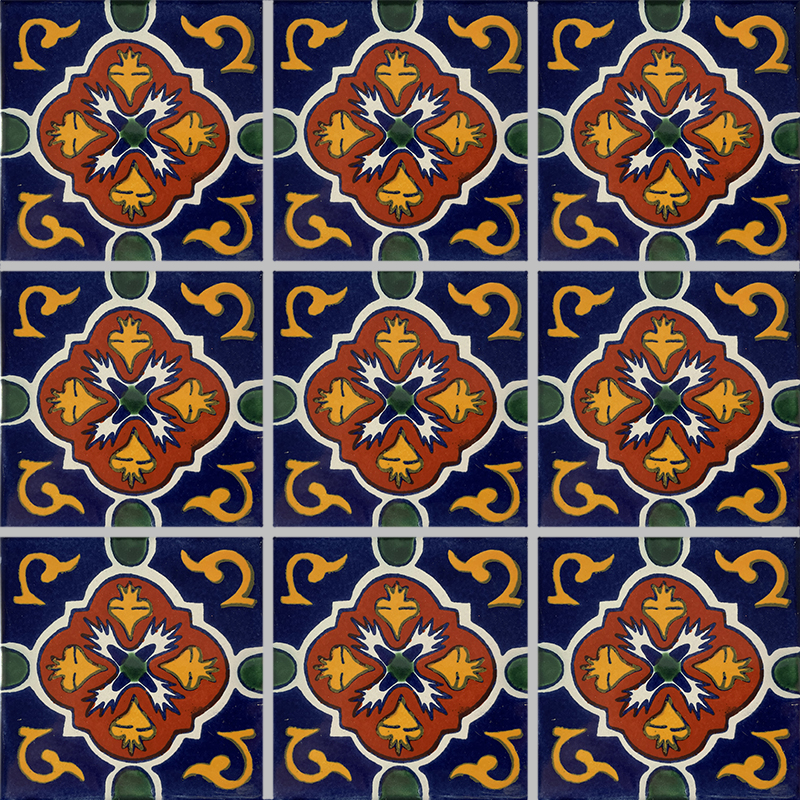 Greca C Talavera Ceramic Tile