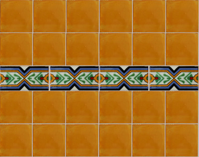 TalaMex Canizal Subway Mexican Tile Close-Up
