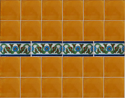 TalaMex Carbellino Subway Mexican Tile Close-Up