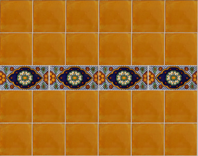 TalaMex Terni Subway Mexican Tile Close-Up