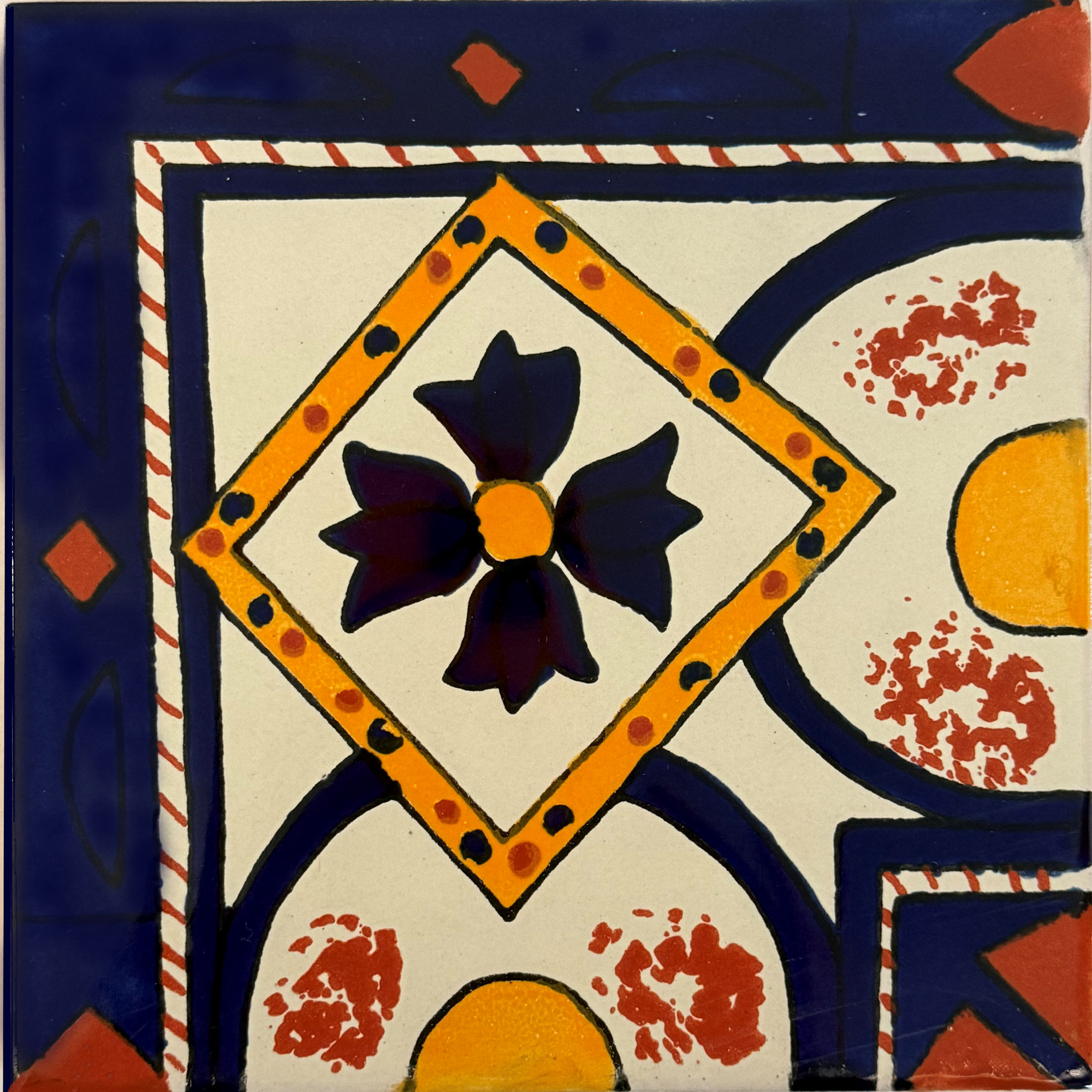 TalaMex Corner Ortega Talavera Mexican Tile