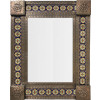 Medium Brown Zarza Tile Mexican Mirror