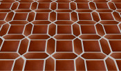 Square Picket Combo Mexican Floor Tile Pattern